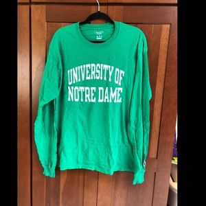 Champion Long Sleeve Tee Notre Dame